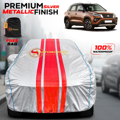 AUTOMOZEXO Car Cover For Toyota Urban Cruiser (With Mirror Pockets)(Silver)