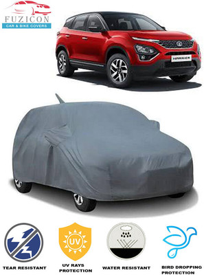 FUZICON Car Cover For Tata Harrier (With Mirror Pockets)(Grey)