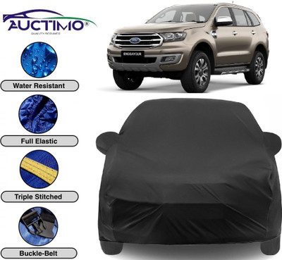 AUCTIMO Car Cover For Ford Endeavour (With Mirror Pockets)(Multicolor)