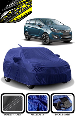 FRONCH Car Cover For Mahindra Marazzo (With Mirror Pockets)(Blue)