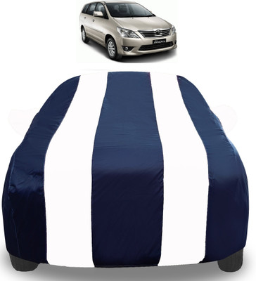 Auto Hub Car Cover For Toyota Innova (With Mirror Pockets)(White)