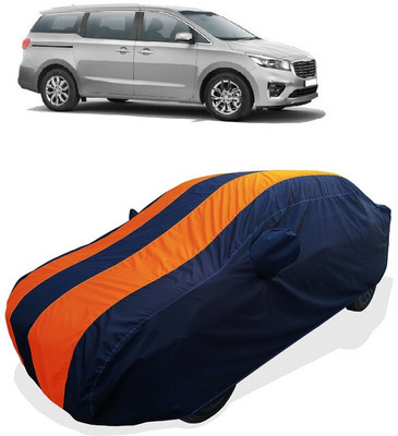 Coxtor Car Cover For Kia Carnival Limousine Diesel (With Mirror Pockets)(Orange)