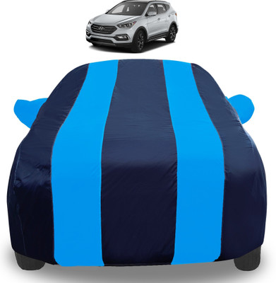 Amanzo Car Cover For Hyundai Santro Embera (With Mirror Pockets)(Blue)