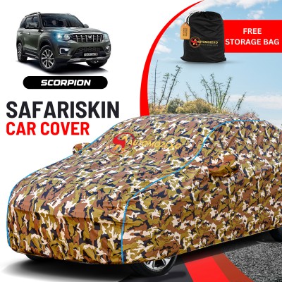 AUTOMOZEXO Car Cover For Mahindra Scorpio N (With Mirror Pockets)(Multicolor)