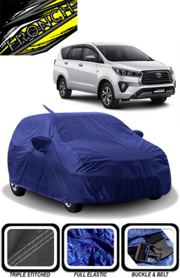 FRONCH Car Cover For Toyota Innova Crysta, Innova Crysta 2.4 G Plus MT 8 STR Diesel (With Mirror Pockets)(Blue)