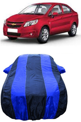 Wegather Car Cover For Chevrolet Sail 1.3 LT ABS (With Mirror Pockets)(Blue)