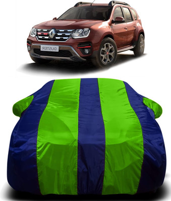 R Rayvin Star Car Cover For Renault Duster (With Mirror Pockets)(Multicolor)