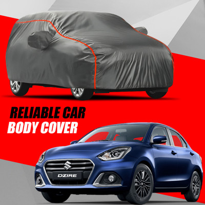 AXLOZ Car Cover For Maruti Suzuki Dzire (With Mirror Pockets)(Multicolor)