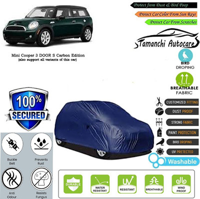 Tamanchi Autocare Car Cover For Mini Cooper 3 DOOR S Carbon Edition(Blue)