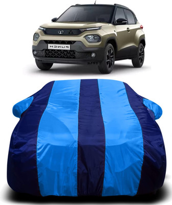 AXLOZ Car Cover For Tata Punch (With Mirror Pockets)(Multicolor)