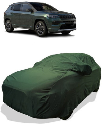 Coxtor Car Cover For Jeep Compass 2.0 Longitude AT Diesel (With Mirror Pockets)(Gold)