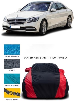 Ascension Car Cover For Mercedes Benz S 350 (With Mirror Pockets)(Red, Black)