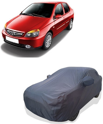Tricway Car Cover For Tata Indigo eCS LX TDI BS III (With Mirror Pockets)(Grey)