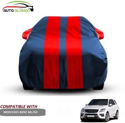 AUTO ALAXON Car Cover For Mercedes Benz ML250 (With Mirror Pockets)(Blue, Red)