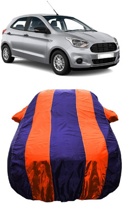 Wegather Car Cover For Ford Figo 1.2P Titanium MT (With Mirror Pockets)(Orange)