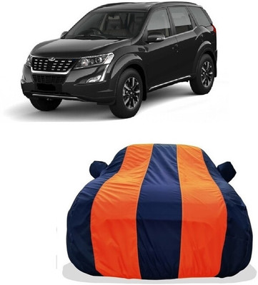 Tricway Car Cover For Mahindra XUV500 W9 AT Diesel (With Mirror Pockets)(Orange)
