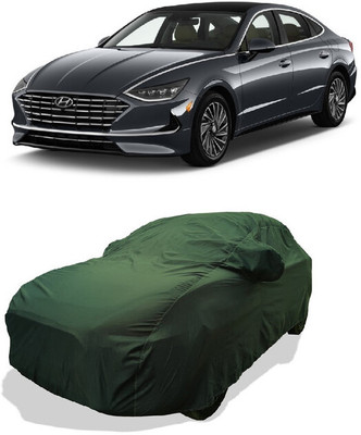 Coxtor Car Cover For Hyundai Sonata (With Mirror Pockets)(Green)