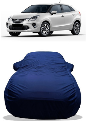 Wegather Car Cover For Toyota Glanza V CVT Petrol (With Mirror Pockets)(Blue)