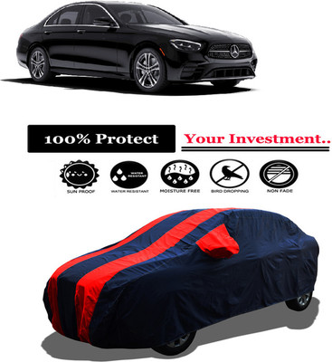 Amexride Car Cover For Mercedes Benz E-Class E180 (With Mirror Pockets)(Red)