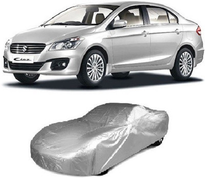 THE REAL ARV Car Cover For Maruti Suzuki Ciaz (With Mirror Pockets)(Silver)