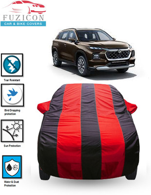 FUZICON Car Cover For Maruti Suzuki Grand Vitara (With Mirror Pockets)(Blue, Red)
