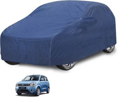 Caronix Car Cover For Maruti WagonR (With Mirror Pockets)(Blue)