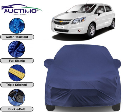 AUCTIMO Car Cover For Chevrolet Sail UVA (With Mirror Pockets)(Multicolor)