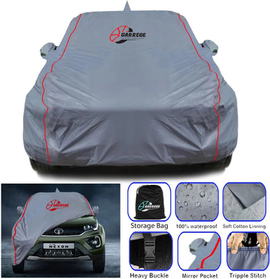 GARREGE Car Cover For Tata Nexon, Nexon 1.2 Revotron XE, Nexon 1.2 Revotron XM (With Mirror Pockets)(Grey, For 2017, 2018, 2019 Models)