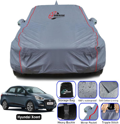 GARREGE Car Cover For Hyundai Xcent (With Mirror Pockets)(Grey, For 2019, 2020, 2021, 2022, 2023, 2024 Models)