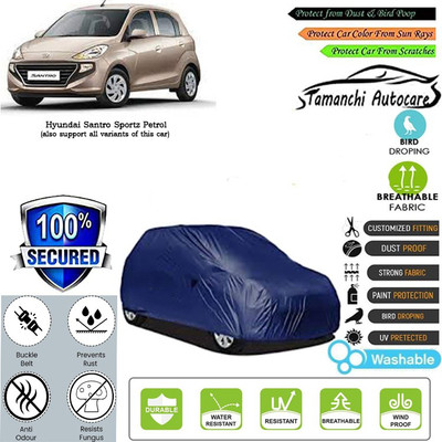 Tamanchi Autocare Car Cover For Hyundai Santro Sportz Petrol(Blue)