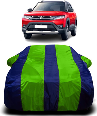 S Shine Max Car Cover For Maruti Suzuki Vitara Brezza (With Mirror Pockets)(Multicolor)