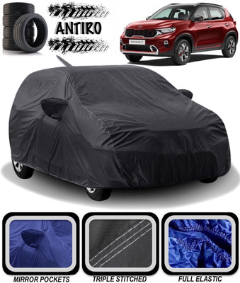 ANTIRO Car Cover For Kia Sonet (With Mirror Pockets)(Multicolor)
