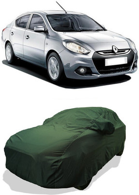 Coxtor Car Cover For Renault Scala RXE (With Mirror Pockets)(Green)