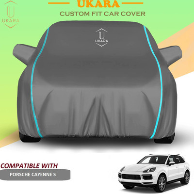 Ukara Car Cover For Porsche Cayenne S (With Mirror Pockets)(Grey)