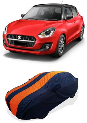 Coxtor Car Cover For Maruti Suzuki Swift AMT ZXI (With Mirror Pockets)(Orange)