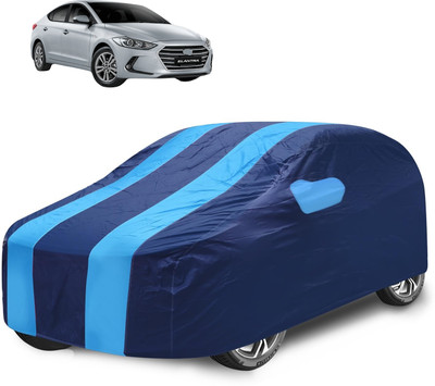 Caronix Car Cover For Hyundai Elantra (With Mirror Pockets)(Blue)