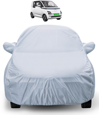 MOCKHE Car Cover For MG Universal For Car (With Mirror Pockets)(Silver)