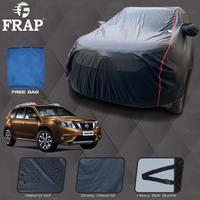 Frap Car Cover For Nissan Terrano (With Mirror Pockets)(Black, Red)