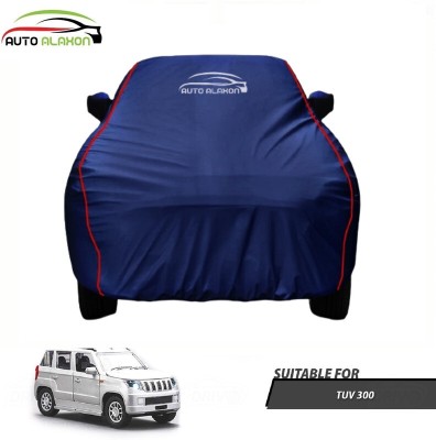 AUTO ALAXON Car Cover For Mahindra TUV300 (With Mirror Pockets)(Blue)