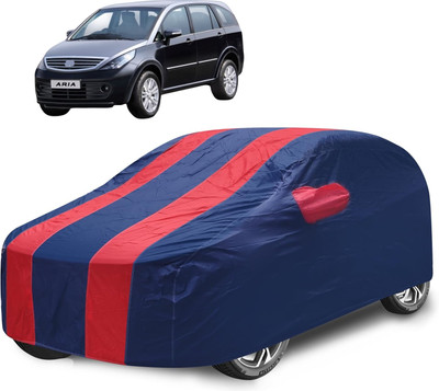 Caronix Car Cover For Tata Aria (With Mirror Pockets)(Red)