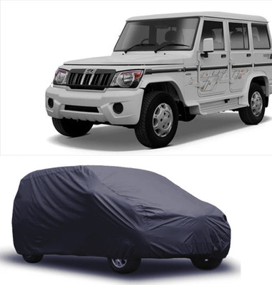 ROYAL AUTO MART Car Cover For Mahindra Bolero (Without Mirror Pockets)(Grey)