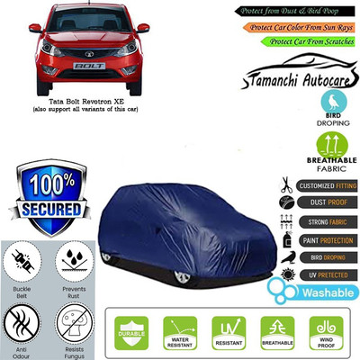 Tamanchi Autocare Car Cover For Tata Bolt Revotron XE(Blue)