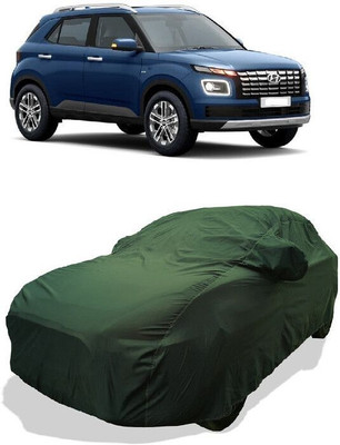 QLAX Car Cover For Maruti Venue E Petrol (With Mirror Pockets)(Green)