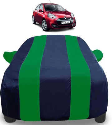 Auto Hub Car Cover For Renault Pulse (With Mirror Pockets)(Green)