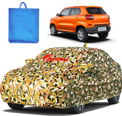 DRIPEX Car Cover For Maruti Suzuki S-Presso (With Mirror Pockets)(Multicolor)