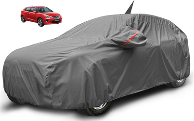 Caronix Car Cover For Toyota Glanza (With Mirror Pockets)(Grey)