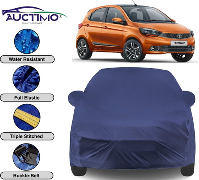 AUCTIMO Car Cover For Tata Tiago (With Mirror Pockets)(Multicolor)