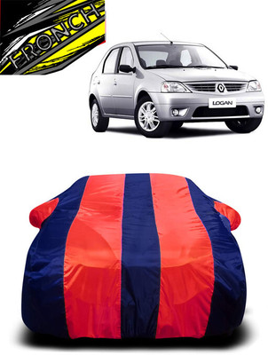 FRONCH Car Cover For Mahindra Logan 1.5 DCI DLX (With Mirror Pockets)(Red, Blue)