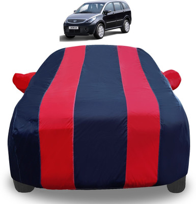 Auto Hub Car Cover For Tata Aria (With Mirror Pockets)(Red)