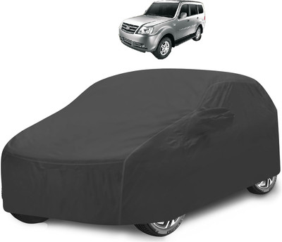 Caronix Car Cover For Tata Sumo Grande (With Mirror Pockets)(Grey)